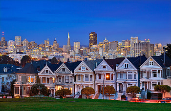 Painted Ladies, San Francisco HD wallpaper