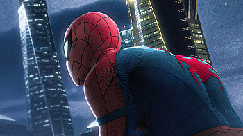 Spiderman Stark Tower , spiderman, superheroes, artwork, artist, artstation HD wallpaper