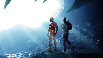 Worlds Collide Deadpool X Flash, the-flash-movie, the-flash, flash, deadpool, superheroes, 2023-movies, movies HD wallpaper
