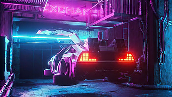 Delorean from Future, , Artist HD wallpaper