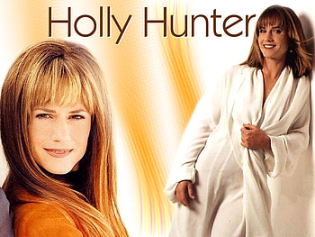 Holly Hunter, white dress, smile, cute, red hair, actress, long, female HD wallpaper
