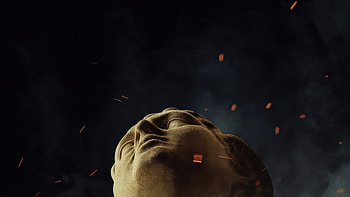 The Odissey — Emberfall Over a Marble Head HD wallpaper