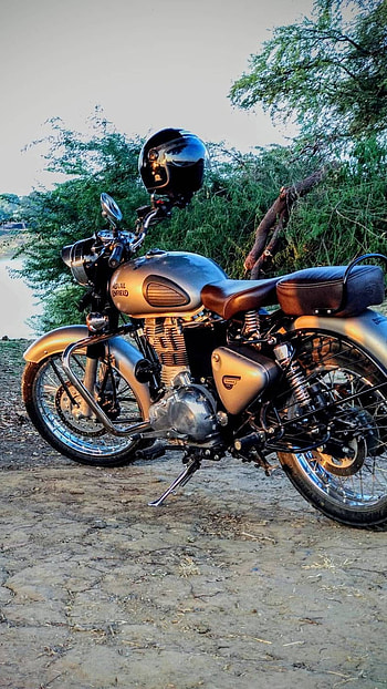 Bullet Bike, Bullet, Bike, Silver Colour Bullet HD phone wallpaper