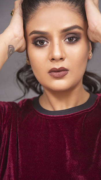 Sreemukhi, telugu actress, model HD phone wallpaper