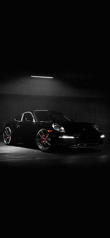 Porsche illustration art, Dark and mysterious, Artistic visualization, Automotive beauty HD phone wallpaper