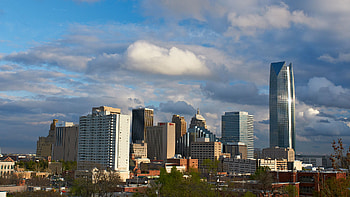 Oklahoma City Skyline, Monitor LLC, Home monitor, Oklahoma City HD wallpaper