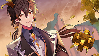 Rex Lapis Zhongli Genshin Impact HD wallpaper