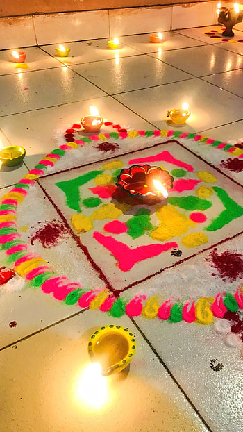 Diwali, Rangoli, Unique Rangoli HD phone wallpaper