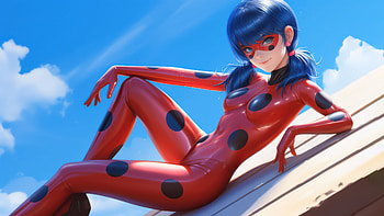 Miraculous Ladybug, miraculous-tales-of-ladybug-and-cat-noir, ladybug, tv-shows, cartoons, cartoon, artist, artwork, art, digital-art, ai, deviantart HD wallpaper