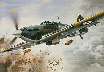 military, Hawker Hurricane HD wallpaper