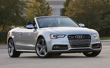 Audi, Cars, Front View, Grey, Cabriolet, S5 HD wallpaper