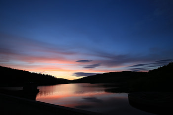 Reflection Trees Mountains Sky , reflection, trees, mountains, sky, nature HD wallpaper