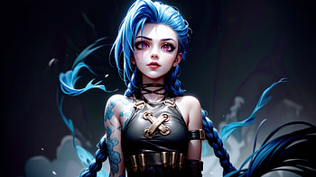 Arcane Mayhem Jinx, arcane, netflix, jinx-league-of-legends, tv-shows, league-of-legends HD wallpaper