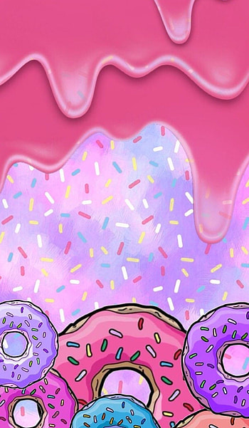 Pin de ʚϊɞMare Roviraʚϊɞ en Donut birtay. Fondos de pantalla alegres, Fondos de pantalla bonitos, Fondo de pantalla rosado para , Donut Kawaii HD phone wallpaper
