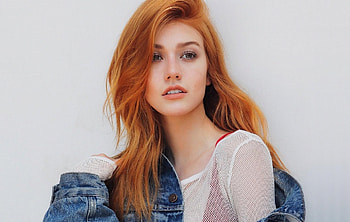 Cute, long hair, beautiful, Katherine McNamara HD wallpaper