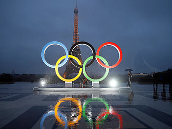 2024 Summer Olympics Games Paris, olympic games, Paris, Olympic Games Paris 2024, Eiffel Tower HD wallpaper