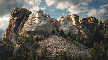 Mount Rushmore Majesty — USA Presidential Monument Quad, man made, Mount Rushmore, USA, monument, president HD wallpaper