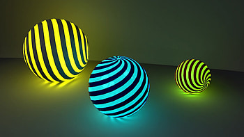 Spiral balls, , maya, balls, 3d HD wallpaper