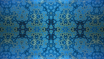 Light Yellow Blue Design Pattern Dots Abstraction Abstract HD wallpaper