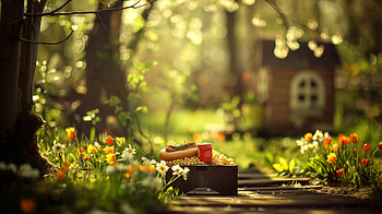 Enchanting Forest Picnic with Gourmet Hot Dog and Macaroni Cheese -, hot dog, Macaroni and cheese HD wallpaper
