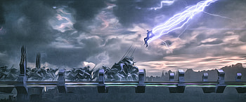 Thor God Of Thunder Artwork, thor, thor-ragnarok, digital-art, deviantart HD wallpaper