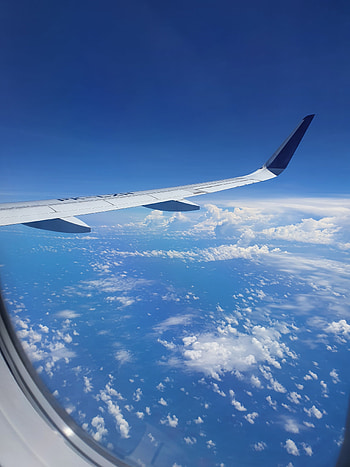 Plane, angkasa, pesawat, langit, awan HD phone wallpaper