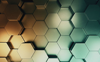 3D hexagons, creative, hexagons 3D texture, hexagons patterns, hexagons textures, 3D textures, 3D backgrounds HD wallpaper