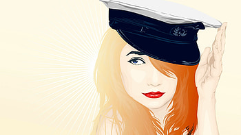 :-), summer, face, girl, vara, hat HD wallpaper