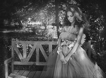 TENDER, fashion, graphy, portrait, bw, beauty HD wallpaper