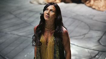 Lynn Collins, John Carter, Brunette actress, Intriguing gaze HD wallpaper