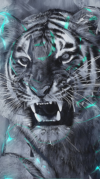 fantasy, tiger HD phone wallpaper