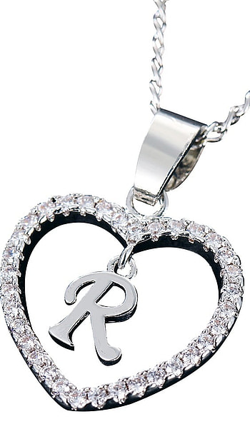 R Name Ka, Silver Locket HD phone wallpaper