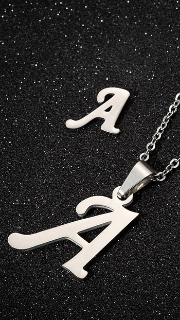 A Letter, Silver Locket, jewellery HD phone wallpaper