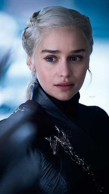 Emilia Clarke, lip, got, game of thrones HD phone wallpaper