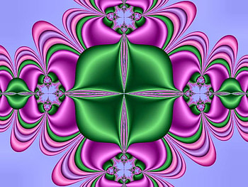Pink and Green Victorian,Fractal, pink, fractal, victorian, green HD wallpaper