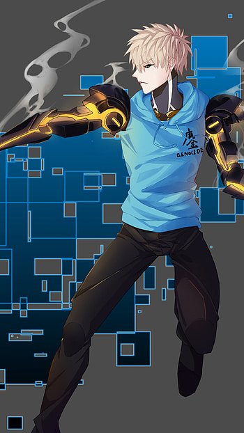 Genos, Anime character HD phone wallpaper