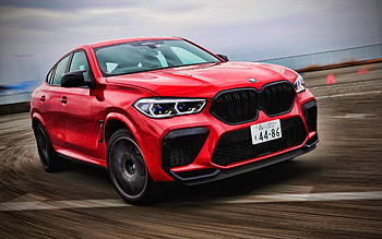 BMW X6M Competition, , motion blur, 2022 cars, F96, JP-spec, 2022 BMW X6M, R, german cars, BMW HD wallpaper