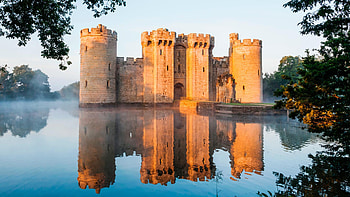 Beautiful castles, Bodiam Castle, Historic architecture, Remarkable structure HD wallpaper
