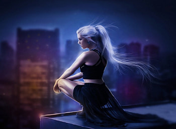 Over the Town, watch, city, town, beauty HD wallpaper