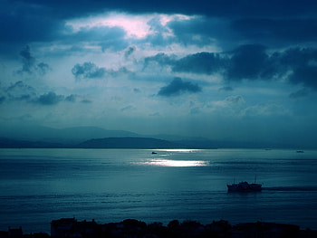 island boat, island, boat HD wallpaper