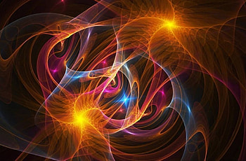 Star Bursts, rainbow colours, stars, swirls HD wallpaper