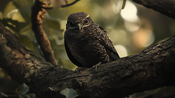 Stunning Nightjar : Nature's Nocturnal Beauty, Animal, bird, Nightjar HD wallpaper