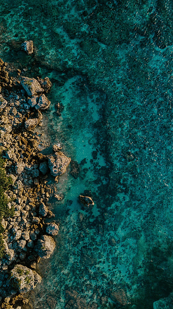 Nature, Water, Stones, Sea, View From Above, Shore, Bank HD phone wallpaper