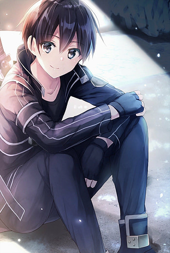 SAO Kirito, Sword Art Online , Anime hero, Sword art HD phone wallpaper