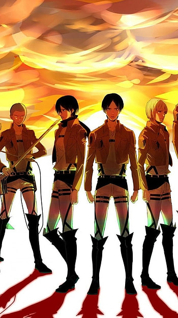 Wings of dom at Sunset — Attack on Titan , Anime, Attack on Titan HD phone wallpaper