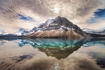 Mountain Reflection, Water, Nature, Reflection, Mountain HD wallpaper