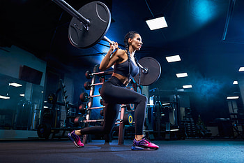 — Strong Woman: Barbell Fitness HD wallpaper