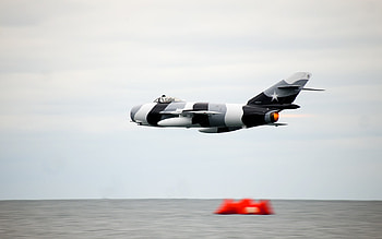 MIG-17, military, graphy, aircraft, plane, airshow HD wallpaper