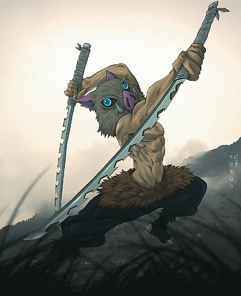 Inosuke, demonslayer, anime HD phone wallpaper