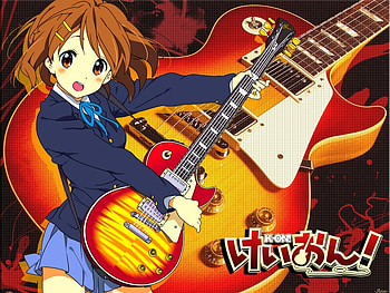 yui hirasawa, oooz-up, hirasawa, yui, k-on HD wallpaper